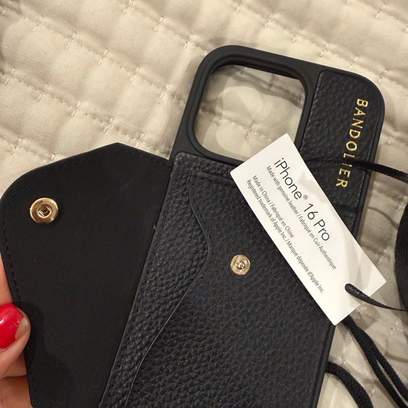 Bandolier Black Gold iPhone 16 Pro - Case and Strap Set lot